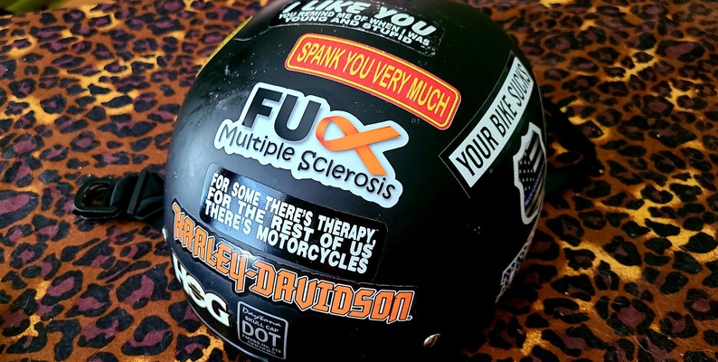 Multiple Sclerosis sticker - helmet/laptop/bumper - two sizes! - FREE SHIPING!!! image 3
