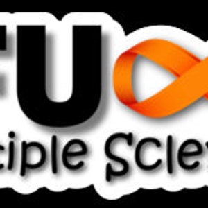 May include: Black and white text that reads "F**K Multiple Sclerosis" with an orange ribbon.