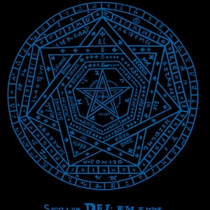 John Dee &quot;Sigillum Dei Aemeth&quot; - t shirt (black)