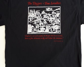 The Diggers or True Levellers - t shirt (black)