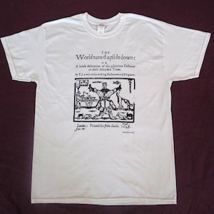World Turned Upside Down - t shirt (white)