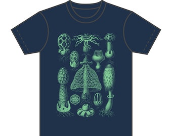 Funghi Flesh of the Gods - maglietta {blu navy}