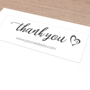 Commande personnalisée Autocollants de remerciement / Étiquettes / Feuilles de compliments autocollantes pour l’affranchissement, l’emballage, les produits, l’envoi