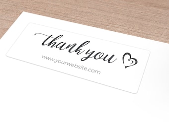 Personalized Thank You Stickers, Business Packaging Labels