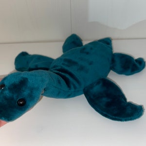 Weighted sensory friendly 12” Loch Ness monster plush handmade