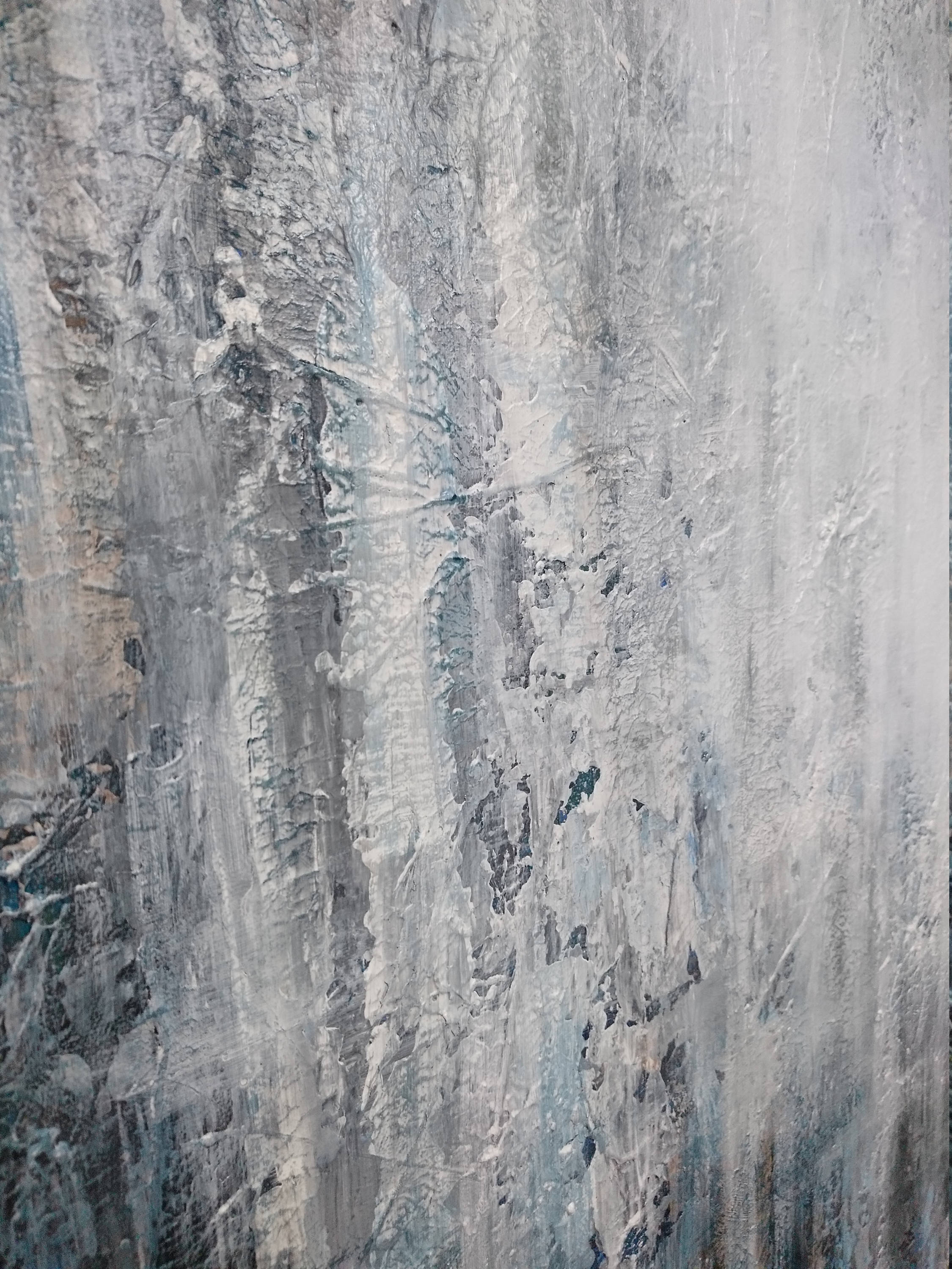 36x36 Gray Textured Abstract Large Canvas Art Minimalist Art Gray