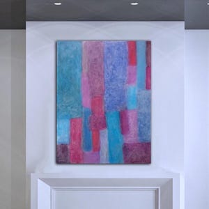 30&quot;x40&quot; ORIGINAL COLORFUL ABSTRACT Painting, Ready To Ship