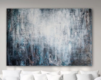 GRAY ABSTRAKTE Malerei hoch strukturierte Malerei industrielle Original Kunst Benutzerdefinierte große Leinwand Kunst minimalistische Kunst Wand Kunst Home Decor