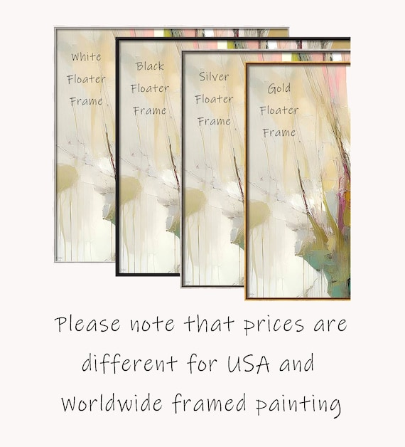 Custom framing for art purchased in this online gallery. Worldwide shipping