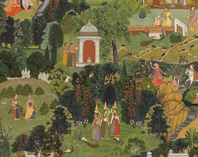 Indian Garden Wallpaper