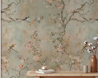 Cherry Blossom Chinoiserie