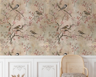 Cherry Blossom Chinoiserie