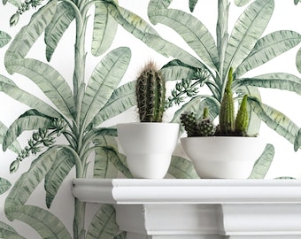 Vintage Banana Tree Wallpaper