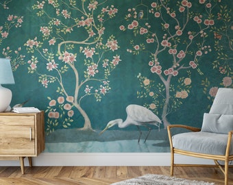 Teal Chinoiserie