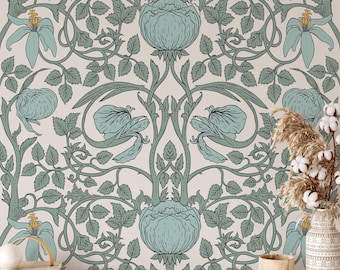 Pastel Art Nouveau Panel