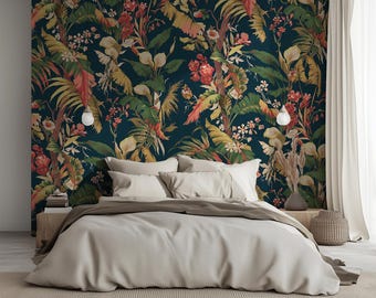 Large Floral Wallpaper