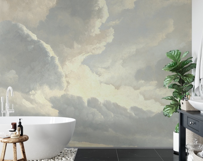 Vintage Cloud Mural