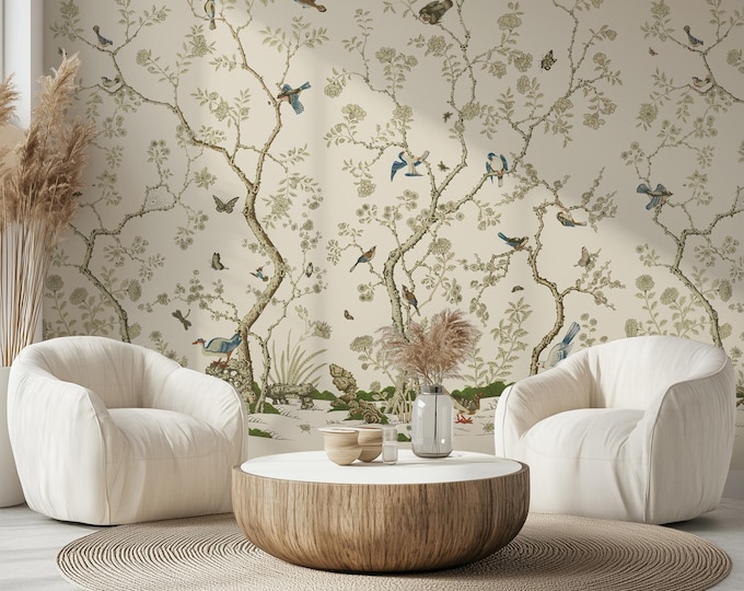 Ducks & Doves Chinoiserie