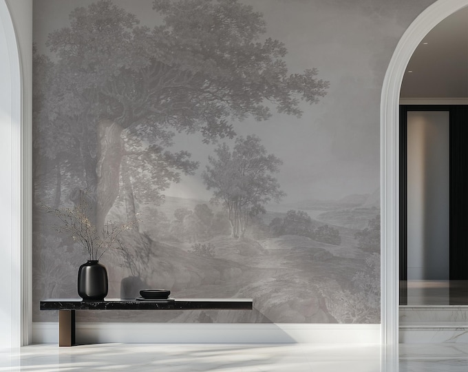 Vintage Landscape Mural