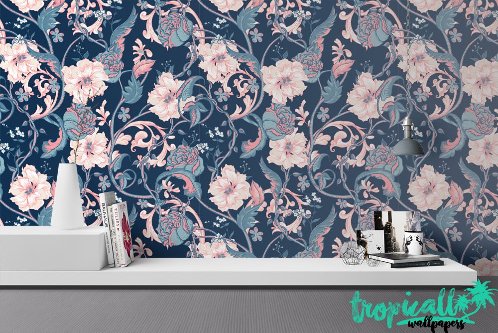 Vintage Flowers Wallpaper Removable Wallpaper Vintage Colorful Garden Flowers Wallpaper Exotic Wall Sticker Tropical Wallpaper Vintage Flowers Wallpaper Removable Wallpaper Vintage Colorful Garden Flowers Wallpaper Exotic Wall Sticker Tropical Wallpaper