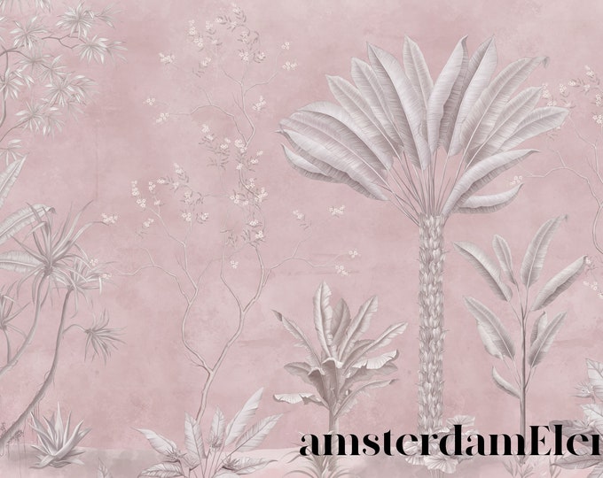 Pink Palm Wallpaper