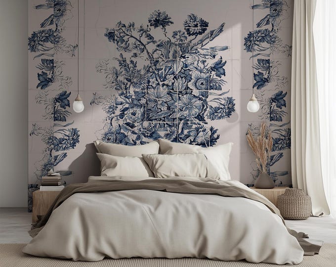 Delft Tile Wallpaper