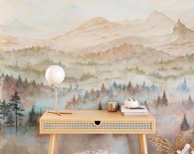 Watercolor Landscape Wallpaper