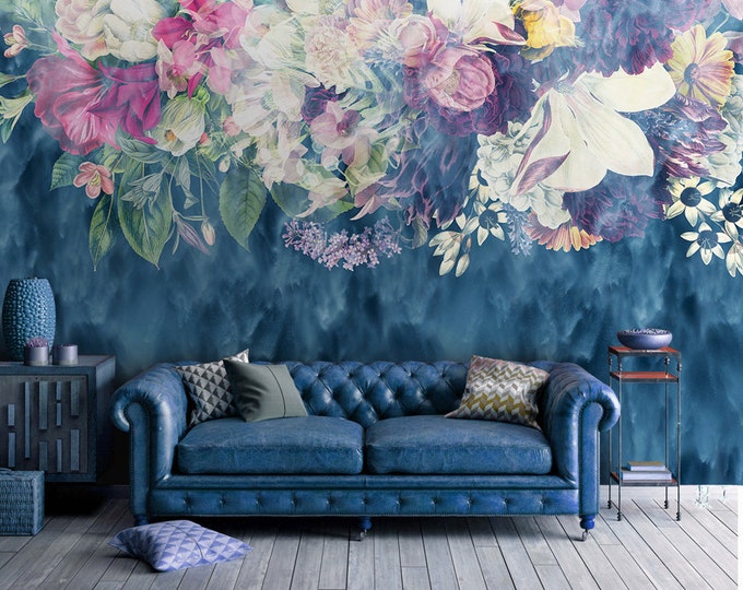 Dreamy Floral Mural