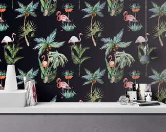 Black Flamingo Wallpaper