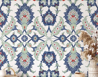 Iznik Tiles Wallpaper Panel II