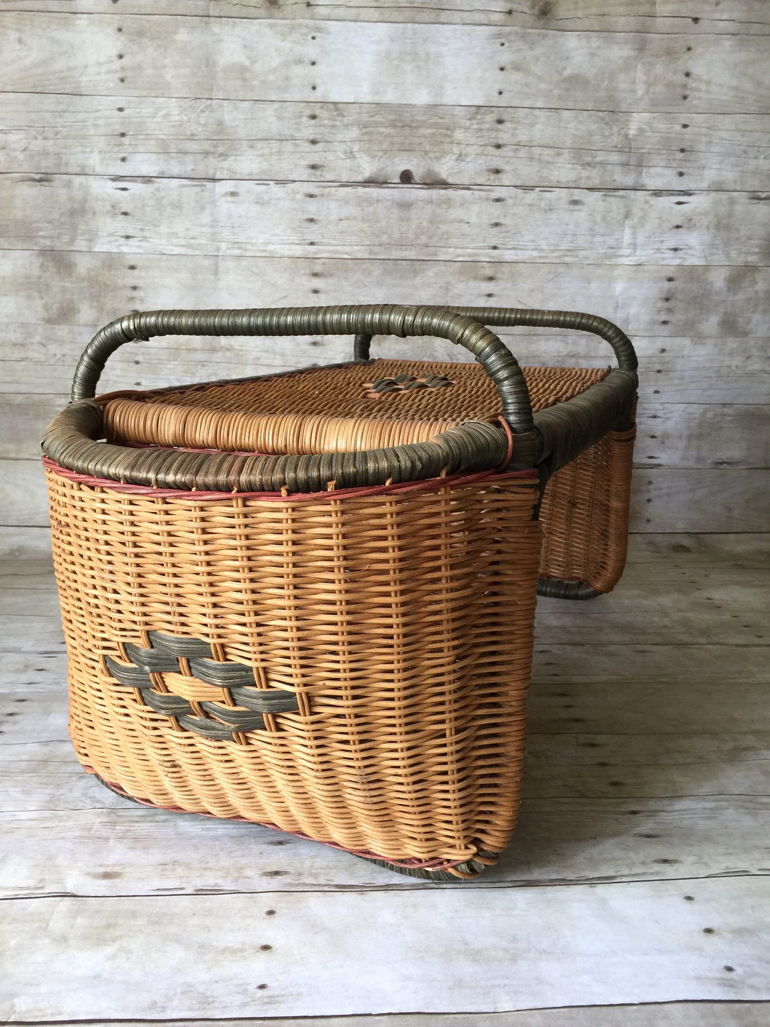 Vintage Wicker Bed Tray Table Etsy