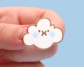 Cloud Enamel Pin