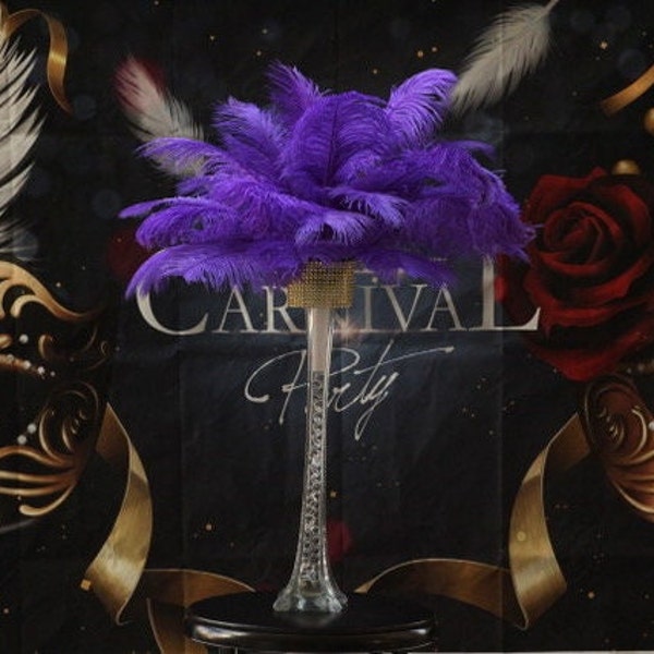 Purple Feathers Etsy