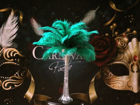 Ostrich Feather Spad Plumes 15-18 (Emerald Green) for Sale Online