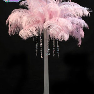 Ostrich Tail Centerpiece Feathers White Ostrich Feathers 13 to 18 inches long USA Shop