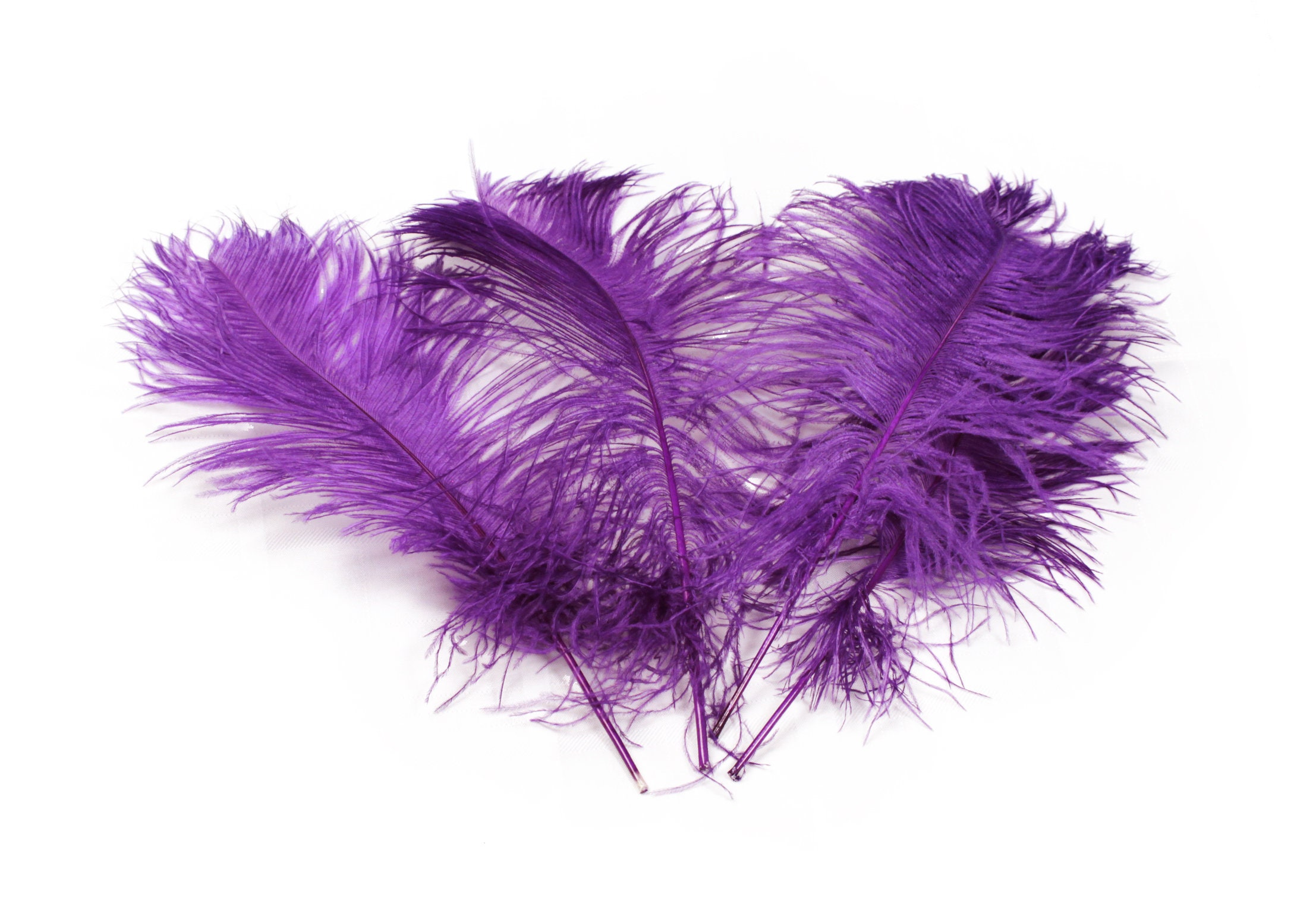 USA Store DIY Complete Ostrich Feather Centerpiece. 25 PURPLE - Etsy