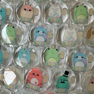 SQUISHMALLOW PARTY FAVOR, Squishmallow Lollipop Favor, Squishmallow Decor