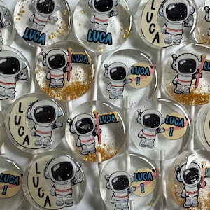 ASTRONAUT-THEMAFEEST, astronautengunsten, astronautenlolly, First Trip Around the Sun, Galaxy Astronaut Decoration