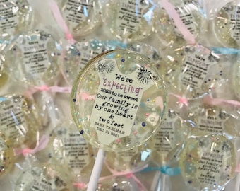 BABY ANNOUNCEMENT, baby announcement lollipop