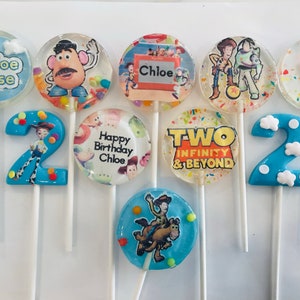 10 Custom Lollipops, Custom Lollipop Sets, Personalized Desserts