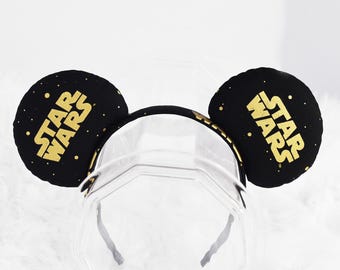 Star Wars Mouse Ears, Mickey Mouse Ears, Disney Mouse Ears, Adults & Kids, Minnie Mouse Ears Headband