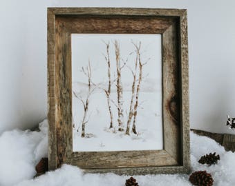 Winterlandschaft Druck, verschneite Bäume, Winter Druck, Aquarell Landschaft, Aquarell Druck, Dekoration, Schnee,