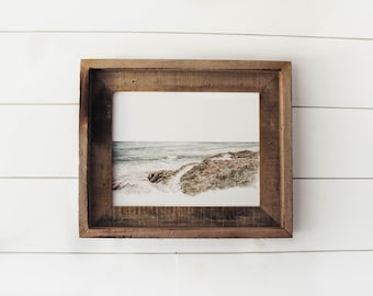 Santa Barbara Shoreside - Watercolor Beach, Home Decor, Ocean Art, Summer Art, Beach Wall Art, Minimalist, Beach Landscape