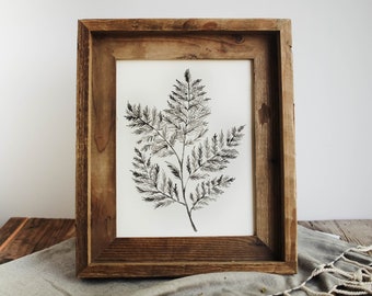 Fern No. 2 Print - Watercolor Fern Print, Fern Print, Home Decor, Watercolor Print, Modern Farmhouse Decor, Kitchen Decor, Bathroom Decor