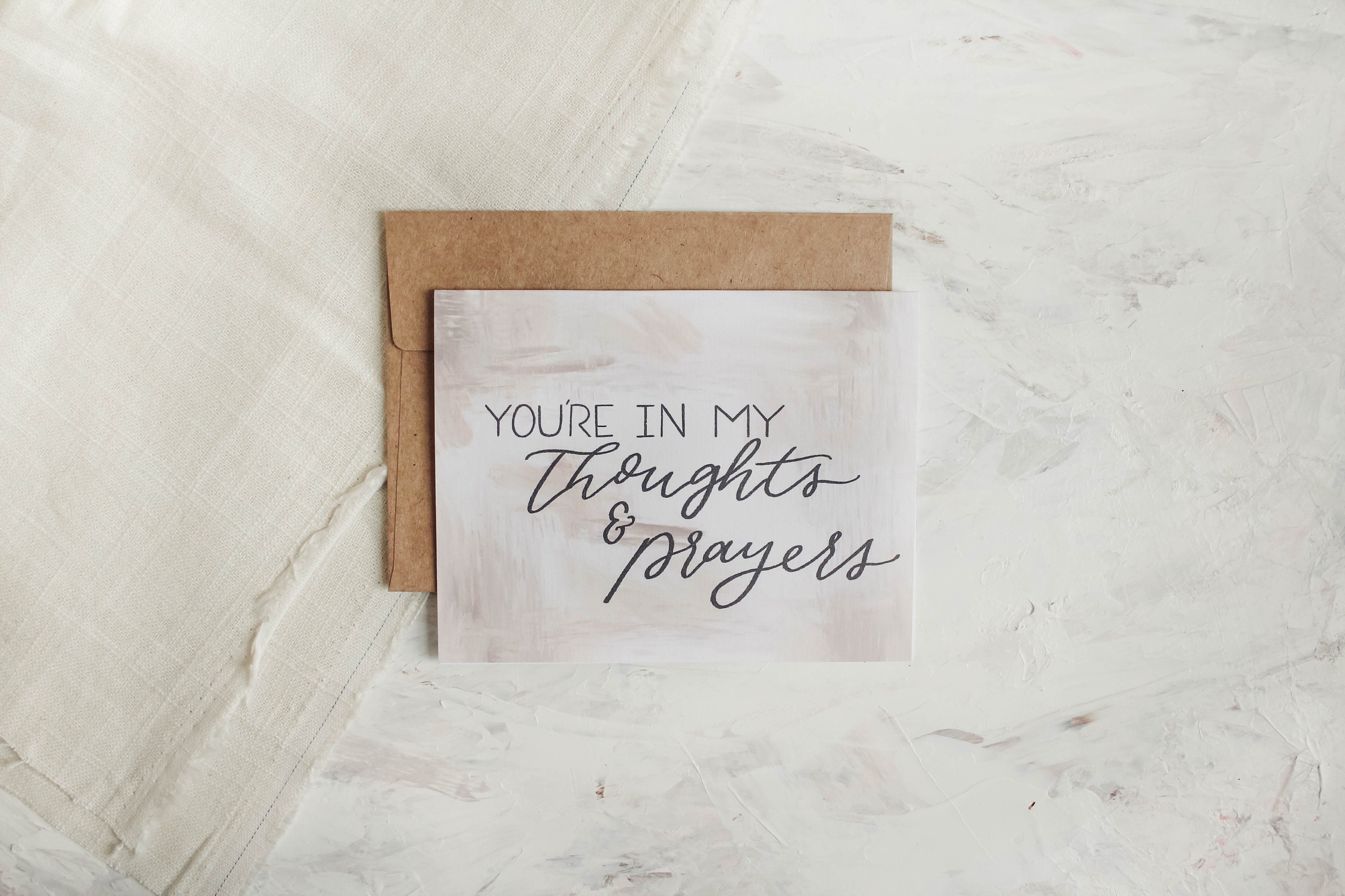 thoughts and prayers mtg card So Many Thoughts and Prayers Sympathy Card