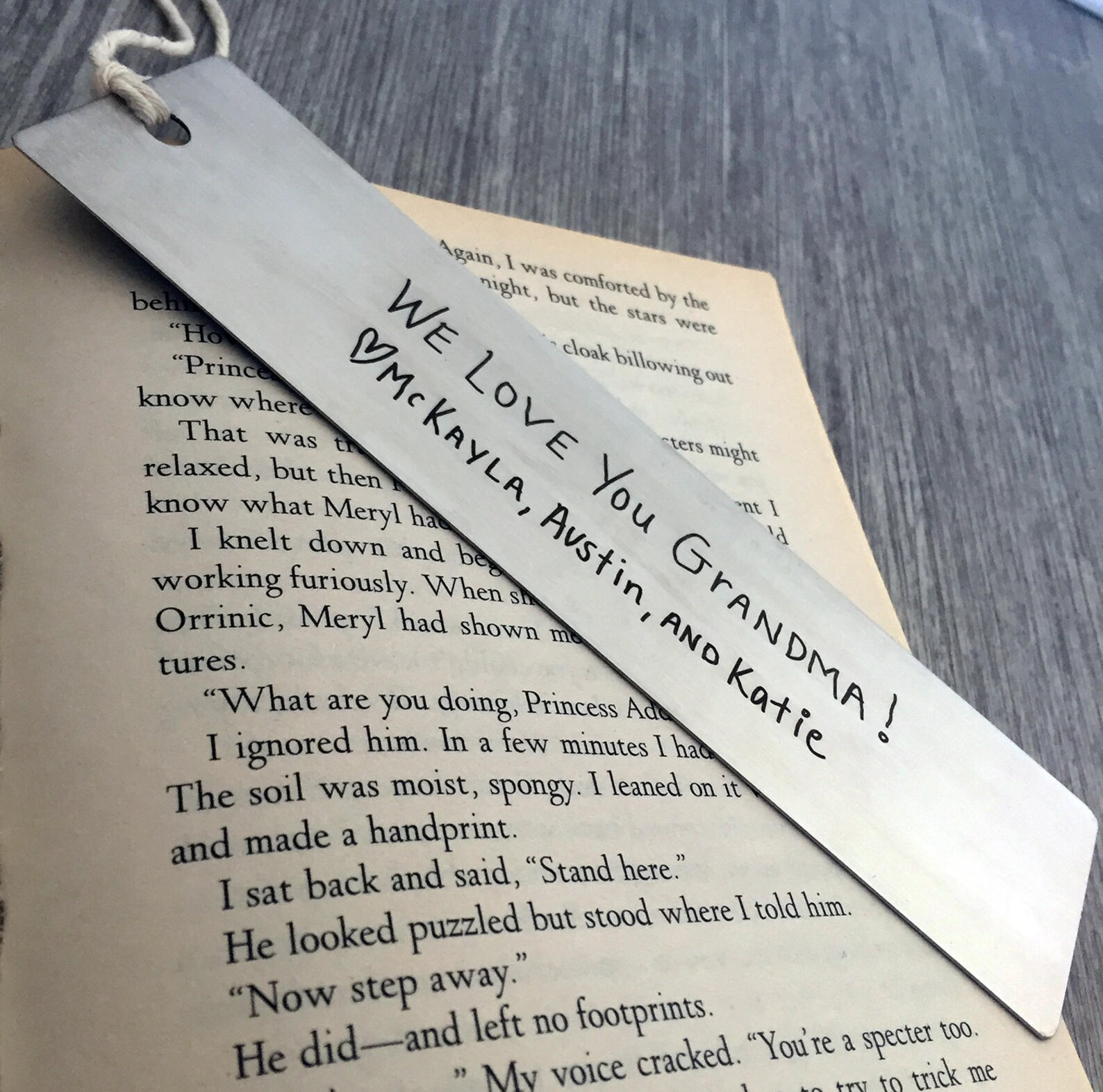 Handwriting Book Mark Custom Personalized Handwritten or Font - Etsy