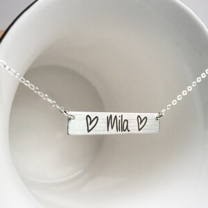 Mom Necklace with Kids Names • Personalized Mommy Jewelry • Custom Mama Gift • Baby Shower • Child Birthdate • Grandma Sister Mother&#39; Day