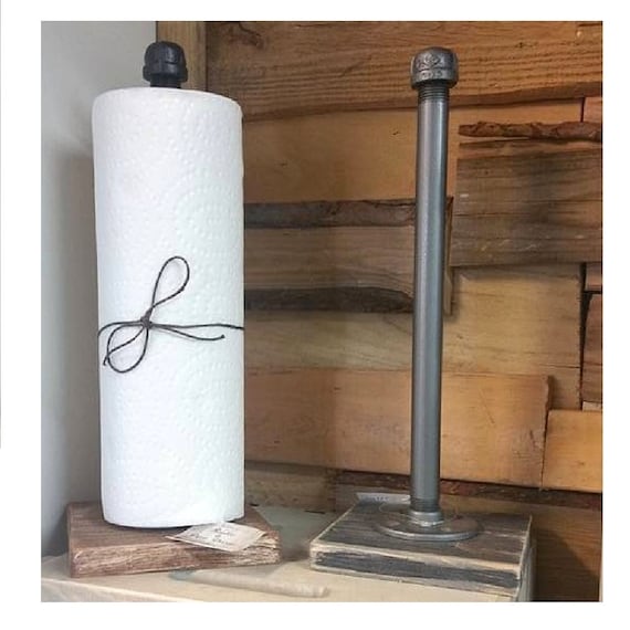 LIANTRAL Paper Towel Holder with Shelf Wall-Mount Toilet ...