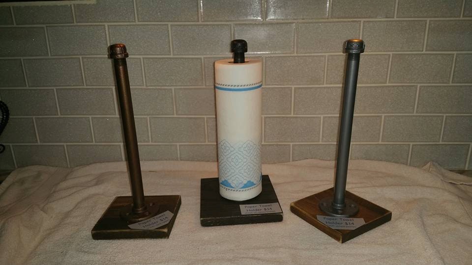 Steampunk Paper Towel HolderFarmhouse Paper Towel Stand Etsy