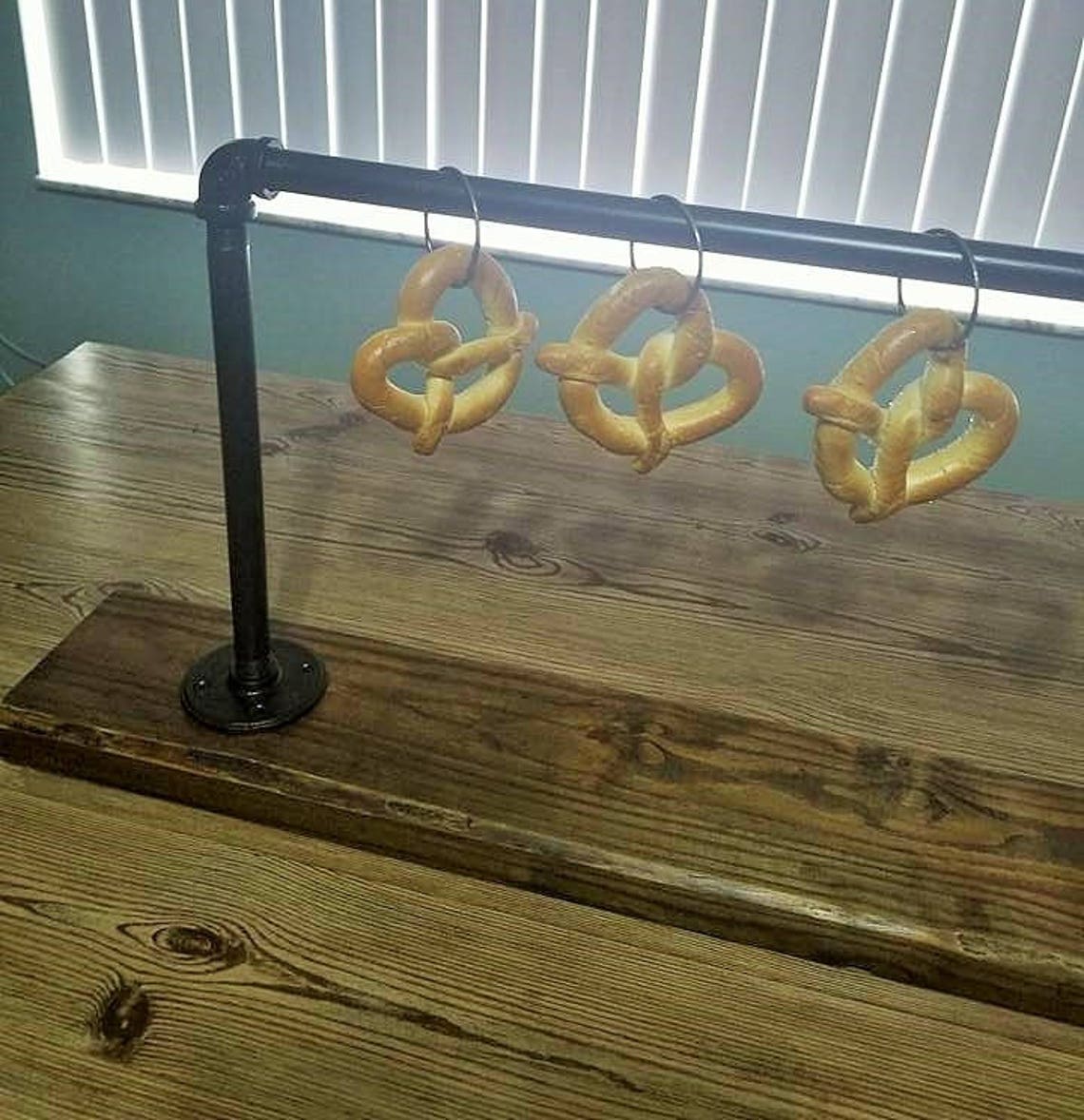 Double Pipe Pretzel Holder Pretzel Bar Wedding Bar Etsy